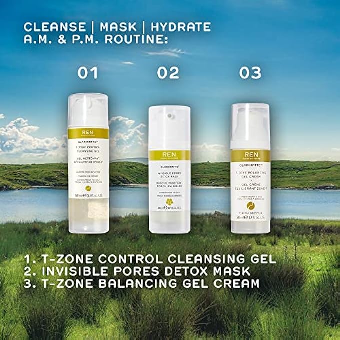 REN CLEAN SKINCARE CLARIMATTE INVISIBLE PORES DETOX MASK 1.7 FL OZ - Image 2